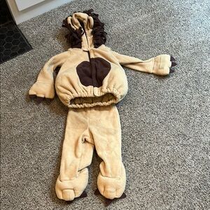 Kids Lion Costume - Tan and Brown